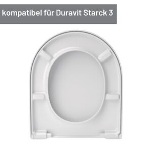 WC Sitz für Duravit Starck 3 / Homebad S3 SoftClose Premium Deckel