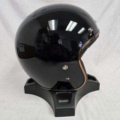 Bell Custom 500 Motorcycle Helmet Rally Gloss Black/Bronze XLarge XL *DISPLAY* - Image 1 of 4