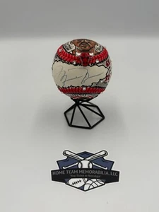 CUSTOM Michael Jordan Signed Baseball | Charles Fazzino Art Work | Career Stats - Picture 1 of 7