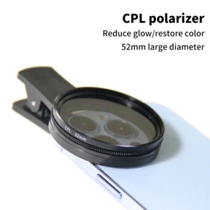 37MM /52MM CPL Filter Circular Camera Black Accessories Universal - Zdjęcie 1 z 9