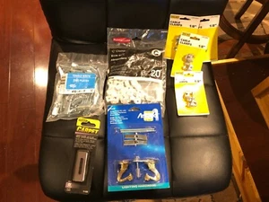 Kit 10-24 x 3" zinco bullone a levetta cavo e morsetti a C gancio swag lame moquette #2100 - Foto 1 di 4