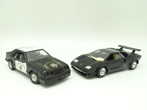 Burago 1/24 - Lote De 2: Ford MUSTANG + Lamborghini Countach - Imagen 1 de 2