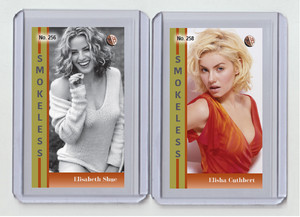 Elisha Cuthbert rare MH Smokeless #'d 1/3 Tobacco card no. 258