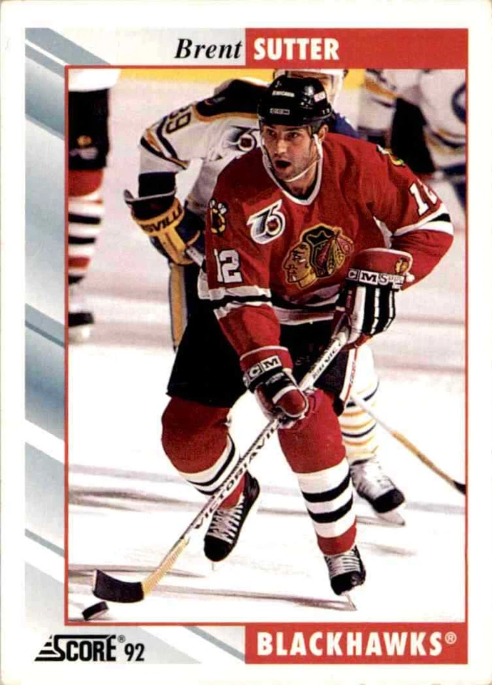 1992-93 Score Brent Sutter #112 - Image 1 of 2