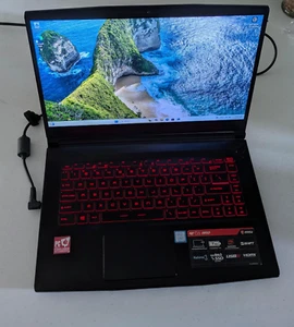 MSI Gaming Laptop i7-8750H | 32GB RAM | 1TB SSD + 2TB HDD | GTX 1050 Ti | Ready - Picture 1 of 8