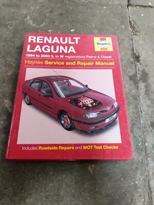 Haynes workshop manual for Renault Laguna. - Picture 1 of 3