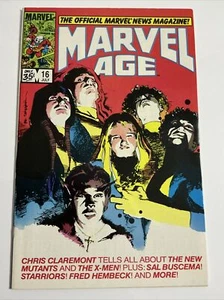 Marvel Age #16 1984 9.2 NM High Grade Comic Book Chris Claremont X-Men Mutants - Picture 1 of 10
