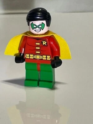 Lego Robin Short Cape Super Heroes Batman Used Good Condition  sh112  #14 - Image 1 of 4