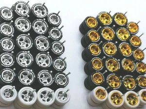 Neumáticos de goma Hot Wheels Michelin 24 juegos 5 radios 12 mm + 10 mm (oro ... - Imagen 1 de 6