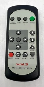 Il telecomando visualizzatore di foto digitali SanDisk originale funziona! **Spedizione veloce - Foto 1 di 2