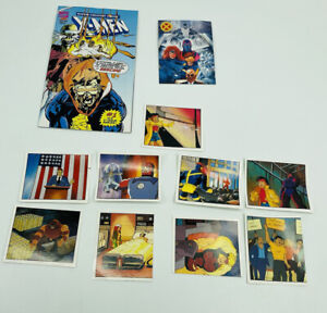 Rare X-Men Creator's Choice #1 Marvel 1993 Mini Comic Pizza Hut  W/ Cards (SH)