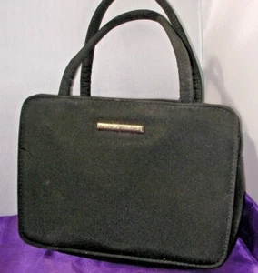 Frankie & Johnnie Small Elegant Evening Black Purse Handbag Shoulder Bag - Picture 1 of 5
