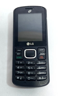 LG 3296 Black Gray Cell Phone Tracfone Tested Works Telephone Wireless Prepaid - Image 1 of 4