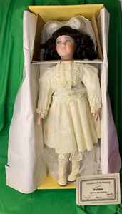 SEYMOUR MANN  PORCELAIN SOFT BODY GIRL DOLL CHARLENE CONNOISSEUR COLLECTION 24" - Picture 1 of 9
