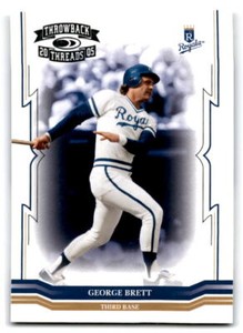 2005 Donruss Throwback Threads  # 284 George Brett     RET