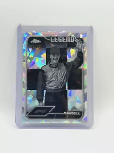 2024 Topps Chrome Sapphire Formula 1 F1 Nigel Mansell Black White /20 #194 - Picture 1 of 2
