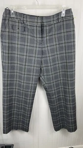 Izod XFG Damen Stretch Golf schwarz weiß kariert flache Vorderseite Größe 14 - Bild 1 von 11