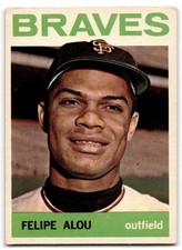 1964 Topps Baseball Felipe Alou Milwaukee Braves #65