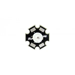 1 Led 1w Disipador Estrella Color Ambar 1 W Star Led Amber - Imagen 1 de 1
