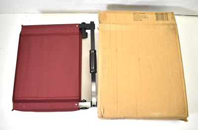 Grand стойка складной стадион стул комфорт сиденье черный алюминиевая рама темно-бордовый - Изображение 1 из 4