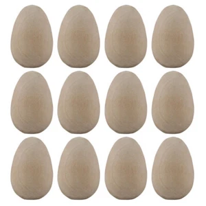 12 Pcs DIY Bird Egg Toys Shape Painting Decorating Material Child - Picture 1 of 12