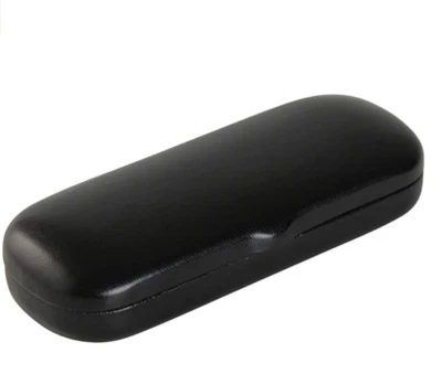 Hard Shell Eyeglass Case Clamshell for Small Frames, Reading Glasses (Black) - Image 1 of 4