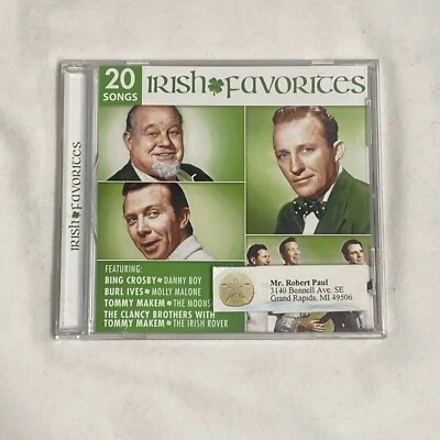 20 Irish Favorites (2018 CD Import) Bing Crosby Clancy Brothers Burl Ives Makem - Image 1 of 4
