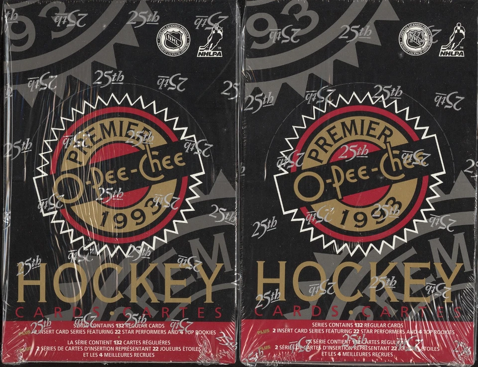 1993 O-Pee-Chee Premier 25th Hockey Cards Factory