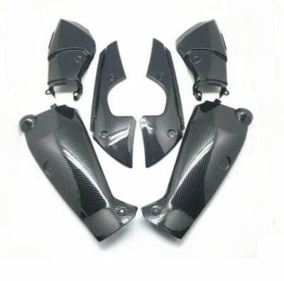 6 pcs Carbon Fiber Air Intake Cover Kit Fairing For YAMAHA 2009-2014 YZF R1 Foto 1 de 4