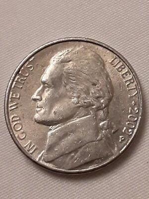 2002-P Jefferson Nickel Vintage Rare P over P RPM Strike Through Minting Errors - Image 1 of 4