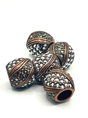 Брайтон лот из 5 Americana бронзовый коричневый кристалл бисер лот из 5 - Изображение 1 из 4