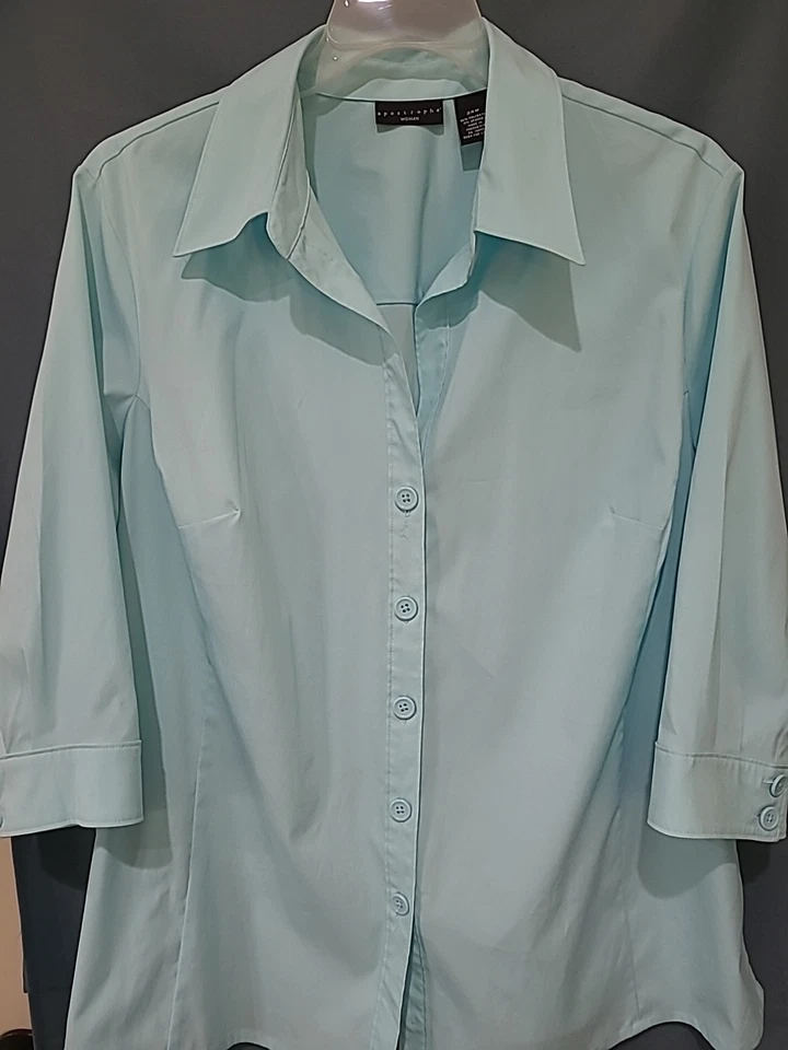 Blusa Apostrophe' Woman nova com botões aquáticos 24W - Imagem 1 de 4