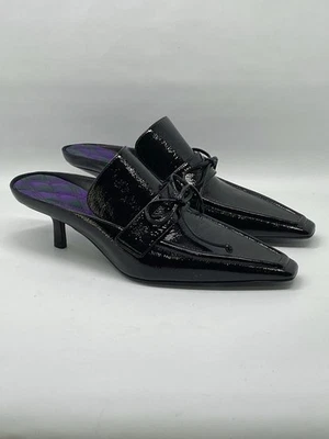 Burberry Sovereign Puntera Cuadrada Gatito Tacón Mula Talla 39 Minorista $950 Foto 1 de 4