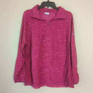 Mujer Columbia Pull Over Talla 3x Rosa 3/4 Cremallera Algunos Color Claro en Tela - Imagen 1 de 10