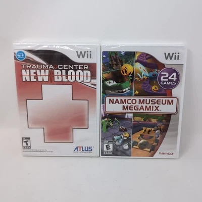 Bundle: Trauma Center New Blood & Namco Museum Megamix (Nintendo Wii) New Sealed - Image 1 of 4
