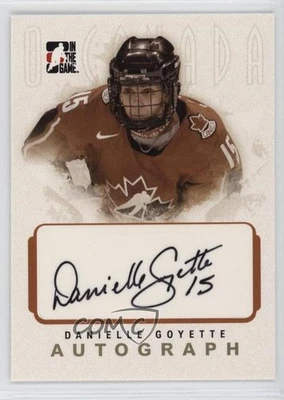 2007-08 ITG O Canada Auto Danielle Goyette Daniellle Goyette #A-DG Auto HOF - Image 1 of 2