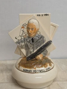Tapa superior para una taza de cerveza Norman Rockwell Stein tarro de galletas sábado por la noche post - Imagen 1 de 12
