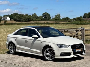 2015 AUDI A3 1.4 TFSI S-LINE 150 S-TRONIC SALOON 5DR, PANROOF, CAMBELT DONE, WOW - Picture 1 of 22