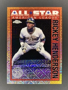 2025 Topps Cromo "Refractor Negro" Rickey Henderson SSP #'d 01/10! 1st one made - Imagen 1 de 3