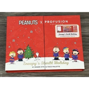 Profusion X Peanuts "Snoopy's Starlit Holiday" 41 Shade Eye & Face Palette New - Picture 1 of 9