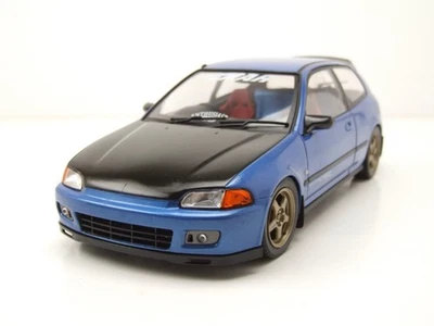 Honda Civic EG6 blau metallic Modellauto 1:18 Solido - Bild 1 von 4
