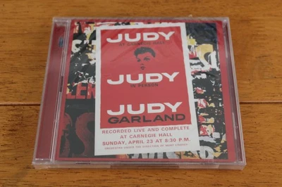 Джуди Гарленд 2 CD Judy At Carnegie Hall Live Hallmark 2018 ремастеринг НОВЫЙ запечатанный - Изображение 1 из 2