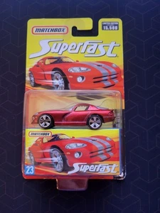 Matchbox Superfast Dodge Viper GTS #23 (Red) (Limited Edition 1 of up to 15,500) - Picture 1 of 9