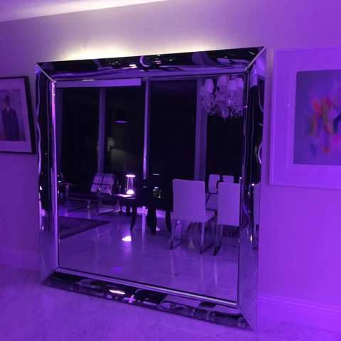 Fiam mirror Caadre by Philippe Starck 100% original  no scratches no dents Cover