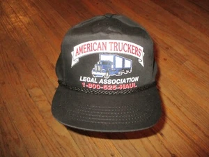 AMERICAN TRUCKERS LEGAL ASSOCIATION HAT Driver Snapback Baseball Cap VTG NOS - Picture 1 of 3