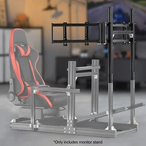 Marada Triple Monitor Mount Stand For Aluminum Alloy Racing Simulator Cockpit - Picture 1 of 17