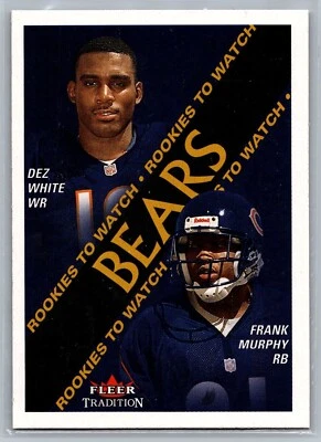 2000 FLEER TRADITION CARD # 340 Dez White/Frank Murphy - Chicago Bears - Image 1 of 2