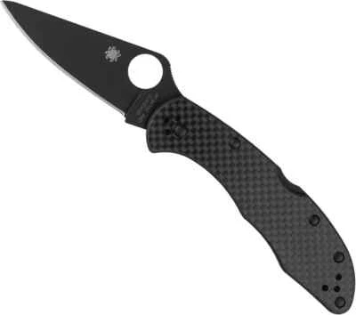 Spyderco Delica C11CFPBK Fibra de Carbono Cru-Wear Sprint Run Distribuidor Exclusivo Foto 1 de 3