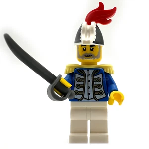 LEGO Piratas PI191 Soldado Imperial IV Gobernador Minifigura del Set 10320 Nuevo - Imagen 1 de 2