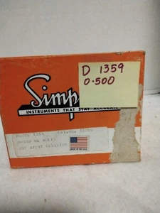 Simpson Model # 1359 Panel Meter 0-500 AC Volts  Catalog # 10350 NOS - Picture 1 of 7